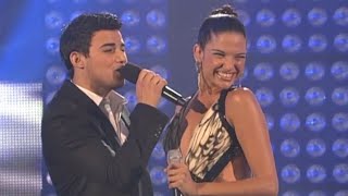 Natalia Jiménez y Ángel Capel cantando “RECUÉRDAME” en Operación Triunfo 2009
