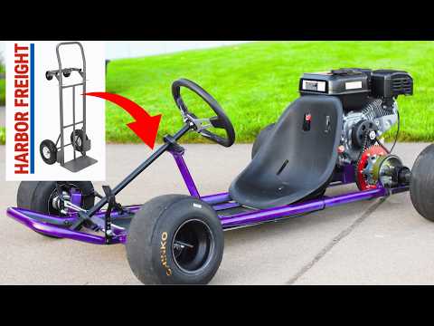 Harbor Freight Hand Truck Into Sweet DRIFT GO KART