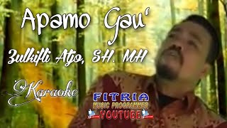 Download lagu APAMO GAU' ZULKIFLI ATJO SH MH LAGU DAERAH MANDAR KARAOKE TANPA VOKAL mp3