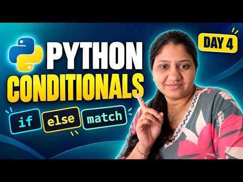 Video thumbnail: Python Conditionals