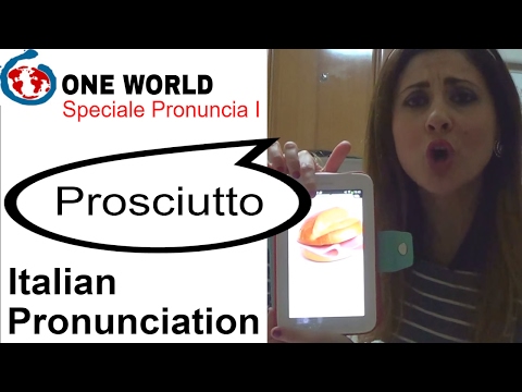 One World Italiano Speciale Pronuncia (parte 1)