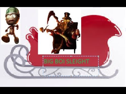 (League of legends) -NEXUS BLITZ- 5 person knockup! , Big boi Santa sleigh!