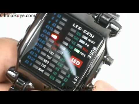 Бинарные часы Светофор от tikitaki.ru