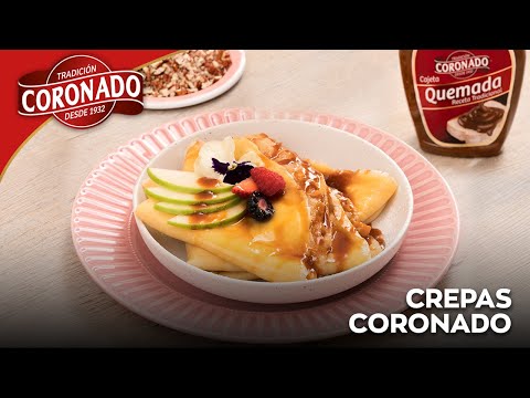 Crepas de Cajeta Coronado® con manzana