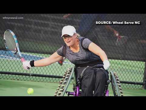 Encouraging athletes with physical disabilities to play tennis