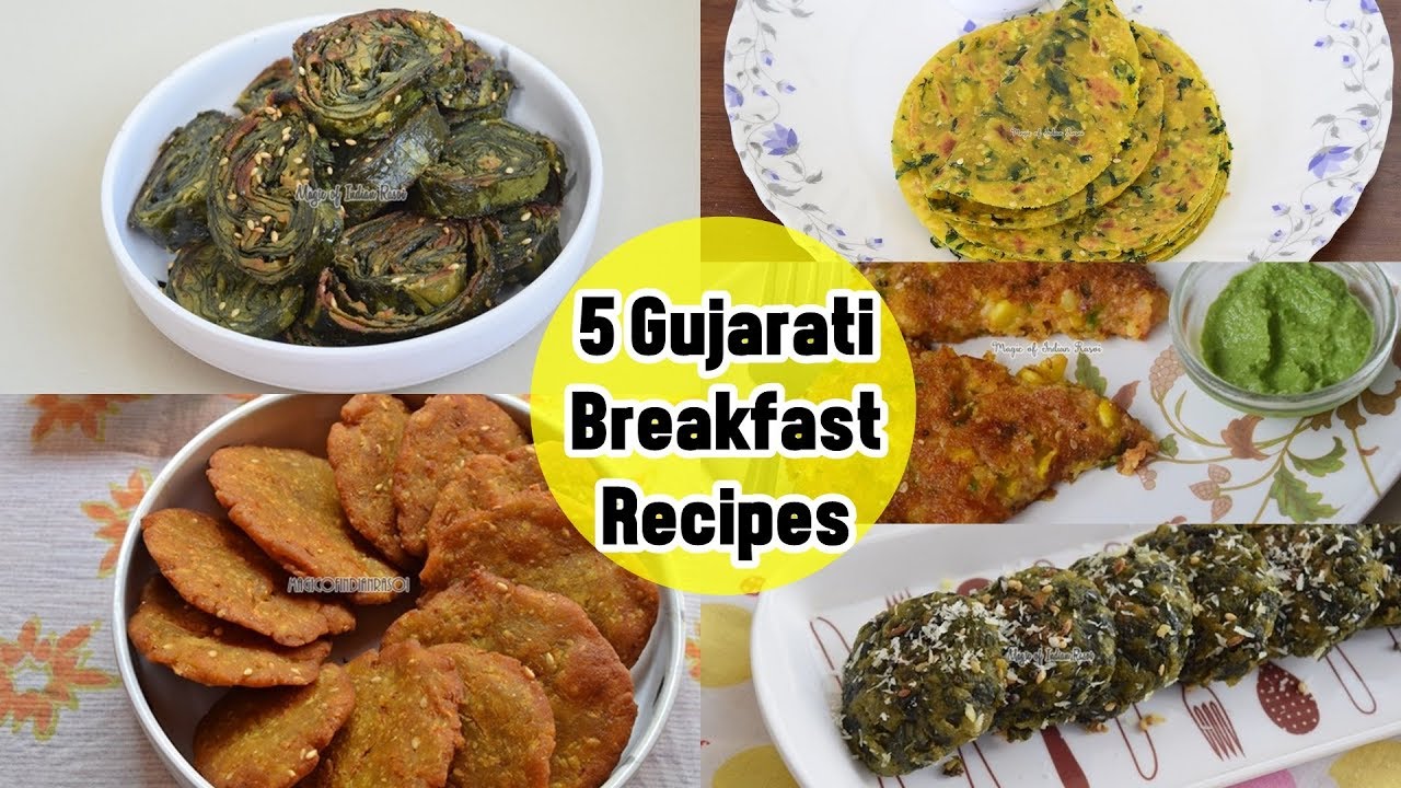 5 Gujarati Breakfast Recipes - ५ गुजराती नाश्ते की रेसिपी - Priya R - Magic of Indian Rasoi