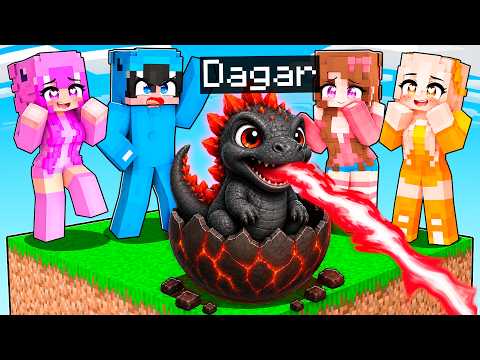 Me Hice pasar por BEBÉ GODZILLA en UN CHUNK en Minecraft!