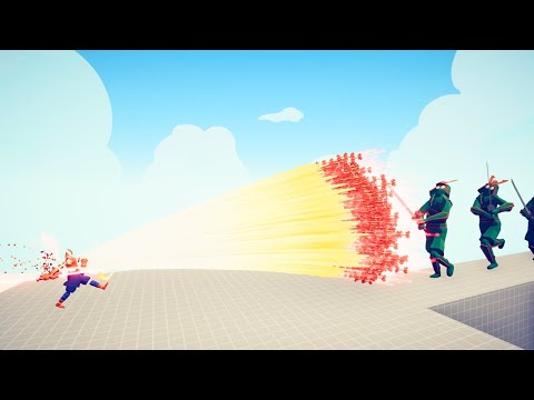 13x ZOMBIE SAMURAI GIANT vs EVERY GOD - Totally Accurate Battle Simulator TABS