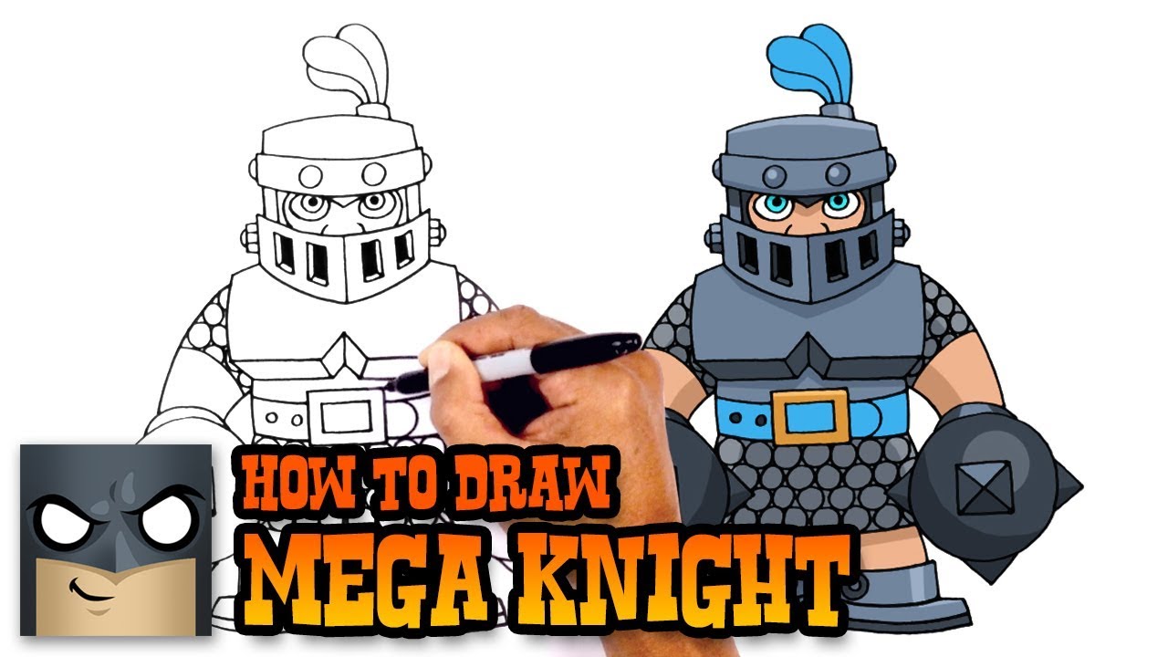 How to Draw Mega Knight | Clash Royale