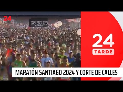 Maratón Santiago 2024: habrá cortes de transito en ocho comunas | 24 Horas TVN Chile