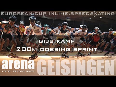 Gijs Kamp 200m Dobbin Sprint European Cup Inline Skating Geisingen 2019