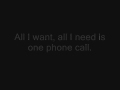 Backstreet Boys - One Phone Call Lyrics