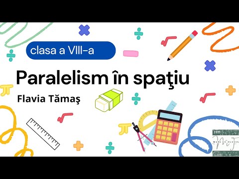 Paralelism în spaţiu - clasa a VIII-a