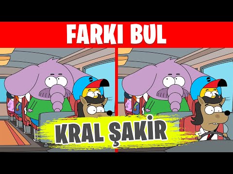 FOTOĞRAF BULMACALARI 🦁 : Kral Şakir ile Farkları Bulabilir misin? | Bul Bakalım