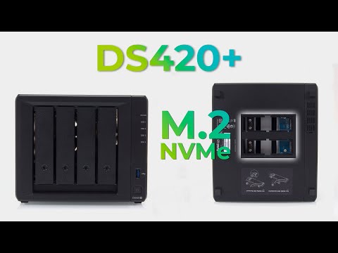 Synology DS420+ - Servidor NAS con caché NVMe