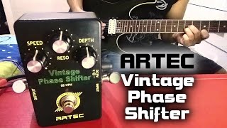 Video thumbnail for REVIEW: Artec Vintage Phase Shifter by Júlio Navajas