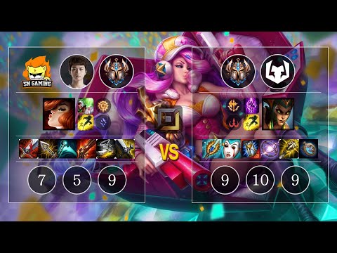 SN huanfeng Miss Fortune vs Allmight Cassiopeia Bot - KR Challenger Patch 10.11