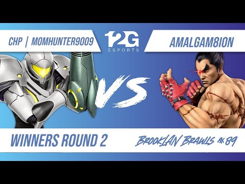 BrookLAN Brawls 89 - CHP | MomHunter9009 (Dark Samus) v. Amalgam8ion (Kazuya) - Winners Round 2