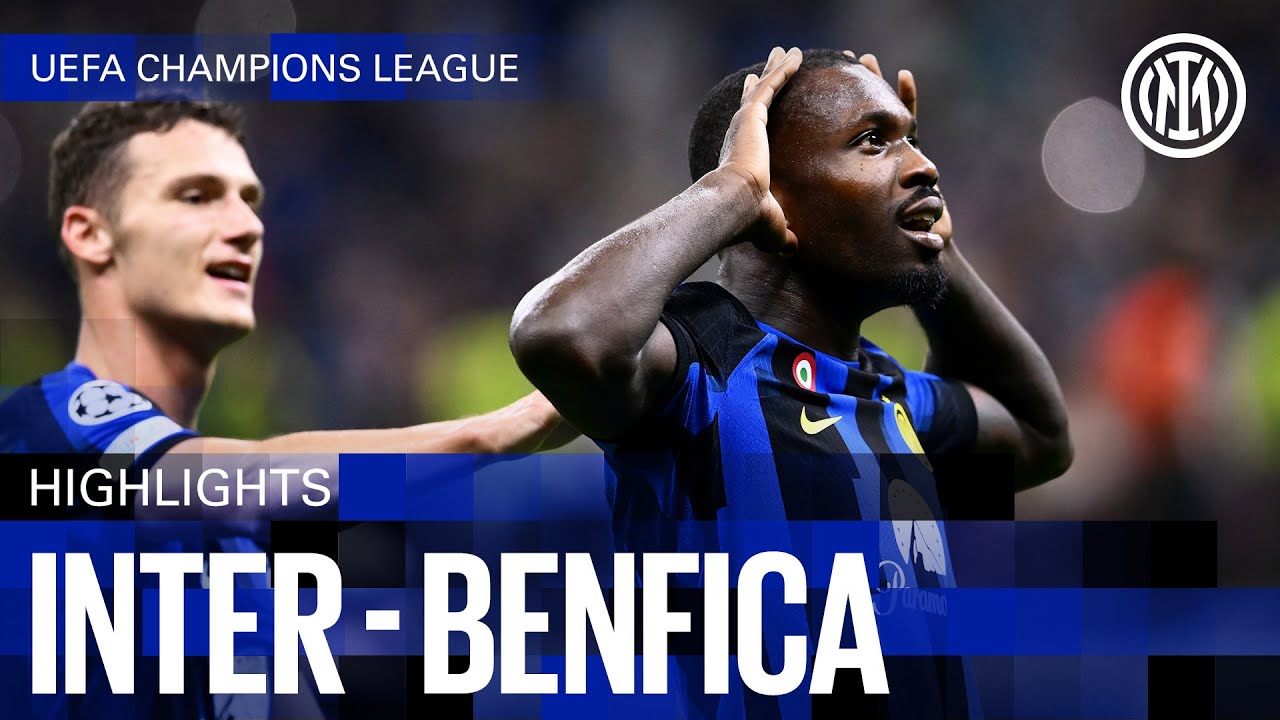 INTER 1-0 BENFICA | HIGHLIGHTS | UEFA CHAMPIONS LEAGUE 23/24 ⚽⚫🔵