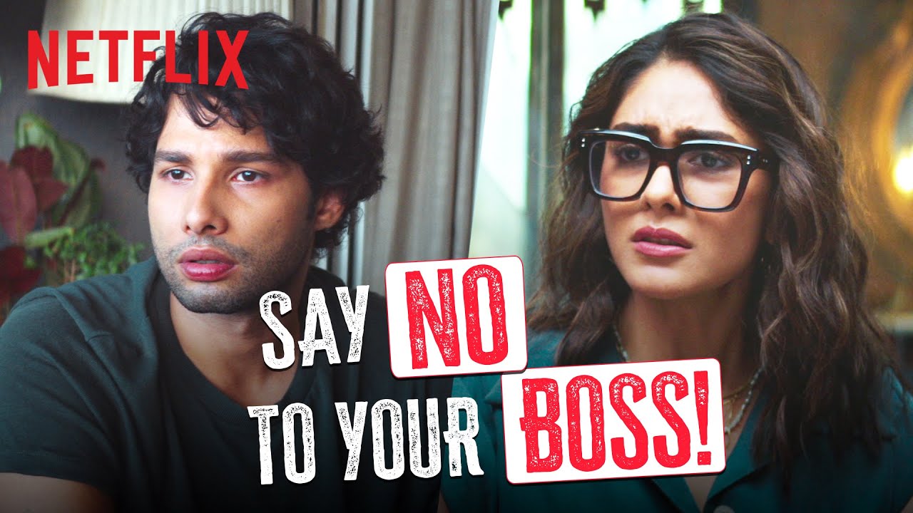 Mrunal Thakur CHALLENGES Siddhant Chaturvedi To SAY NO 🤯 | Do Deewane Seher Mein | Netflix
