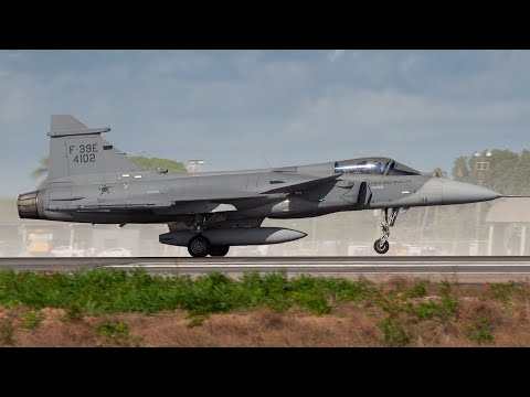 MAX POWER! 🇧🇷 SAAB F-39 Gripen (FAB), F-15 Eagle (USAF) and F-5 Tiger II Takeoff in Natal (BANT)