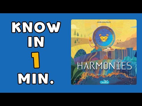BGA에서 하모니즈 (Harmonies)! 1분 만에 알아보세요! #보드게임