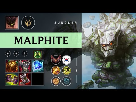 Malphite Jungle vs Jarvan IV - KR Grandmaster Patch 26.01