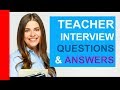 TEACHER INTERVIEW Questions and Answers! (PASS Teaching Interview)