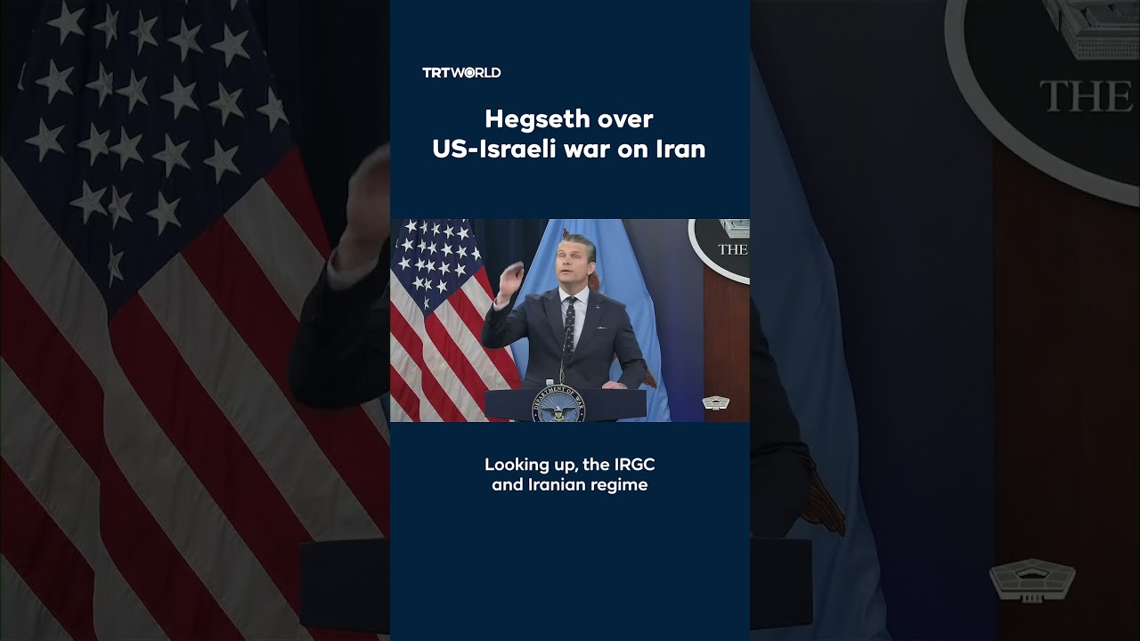 Video | Hegseth over US-Israeli war on Iran