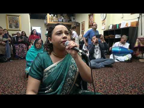 Beautiful Nrasimma prayer  / JAYA Mataji  / Iskcon Scarborough ontario Canada