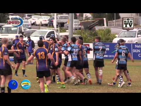 2015 NHRU Round 13 Colts Highlights - Nelson Bay Gropers v Southern Beaches