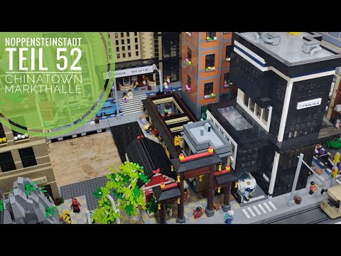 Noppensteinstadt - Teil 52 Chinatown Markthalle // BlueBrixx Lego