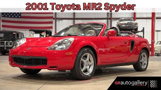 Video Thumbnail for 2001 Toyota MR2 Spyder