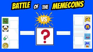 🚨 NEW MEMECOIN TIER LIST TOURNAMENT 🚨 RANKING MEMECOINS BY FACING THEM OFF IN A PLAYOFF BATTLE