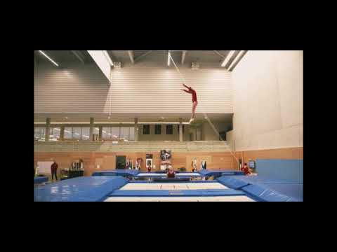 Dutch Trampoline Open, mijn leeftijd in moeilijkheid gesprongen 12,1.