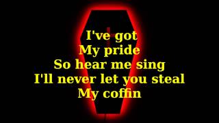 Black Veil Brides - Coffin (Lyrics)