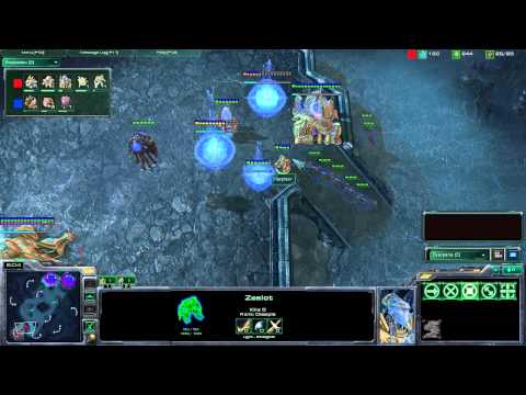 SC2 Commentary - Dimaga [Z] vs Harpner [P] - Xel'Naga Caverns - Game 1