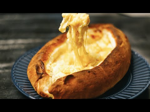 KHACHAPURI recipe (Georgian Bread With Cheese)