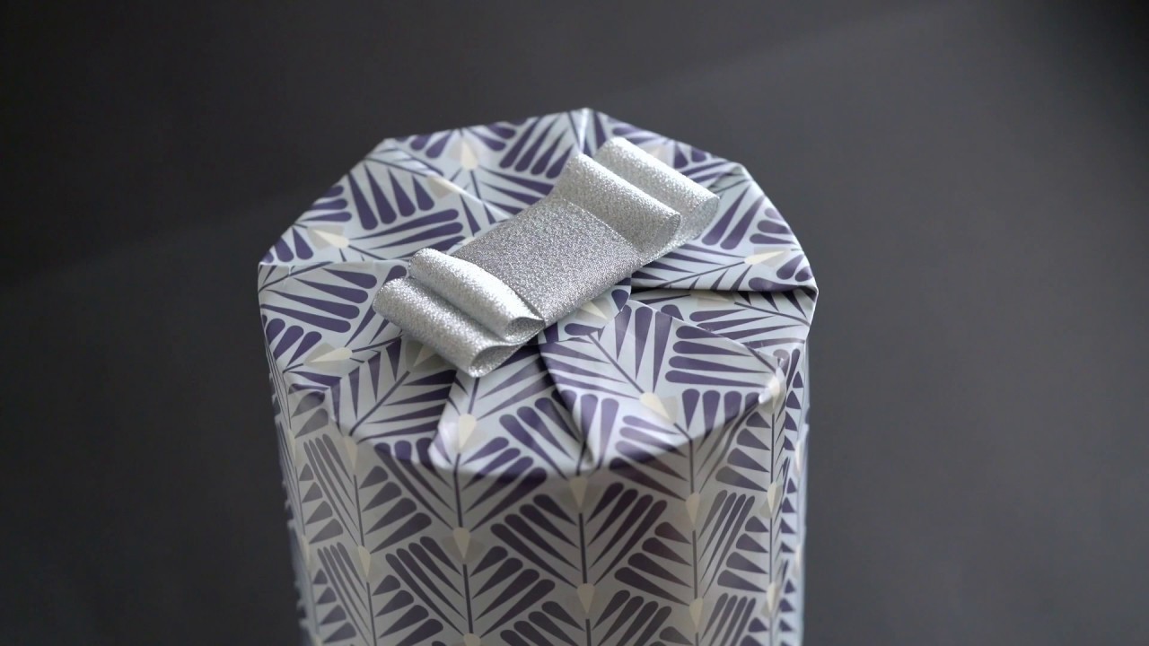 Comment faire un paquet cadeau forme ronde Atelier DIY #3