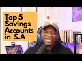 TOP 5 BEST SAVINGS ACCOUNTS IN SOUTH AFRICA 2024