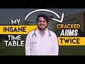 This INSANE Study Schedule Helped Me Cracked AIIMS TWICE In FIRST Attempt Aman Tilak NEET 2023