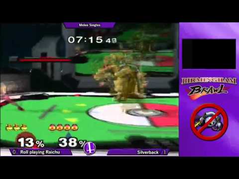 Birmingham Brawl 6 Melee Singles - Roll Playing Raichu (Marth, Bowser) vs. Silverback (Sheik)