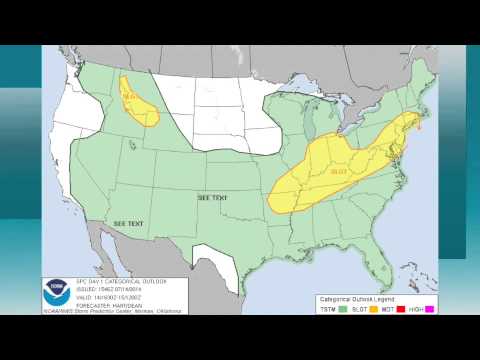 July 14, 2014 Weather Xtreme Video - Afternoon Edition