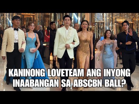 KANINONG LOVETEAM ANG INYONG INAABANGAN SA ABSCBN BALL? GRABE DINUMOG SILA NG MGA FANS
