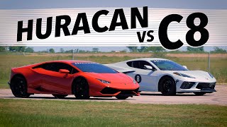 [分享] Corvette C8 vs Lamborghini Huracan