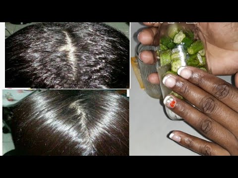 Mel de quiabo caseiro  para fortalecimento  e crescimento dos #cabelos💆‍♀️