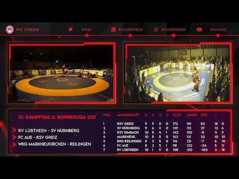 Ringen 2. Bundesliga: RV Lübtheen - SV Nürnberg