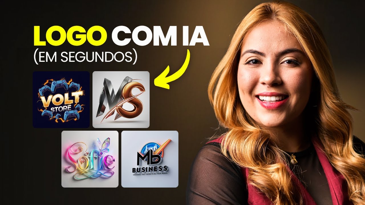 Crie LOGOS com IA de GRAÇA (eu fiz o meu assim)!