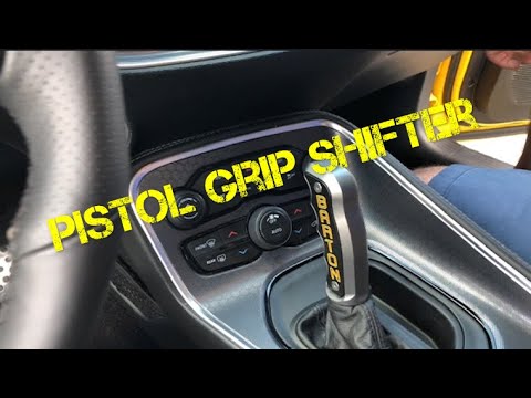 HOW TO INSTALL BARTON PISTOL GRIP AUTOMATIC GEAR SHIFTER "INSTALL" /2018 DODGE CHALLENGER 392 T/A