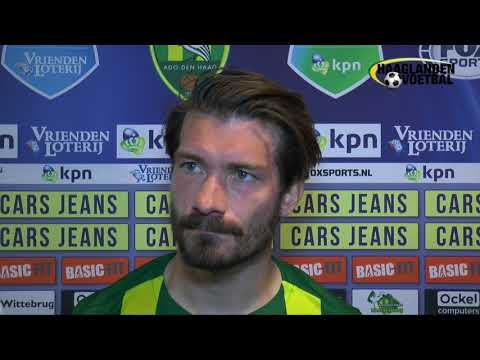 Interview Eduoard Duplan na ADO Den Haag - Vitesse (09-05-2018)